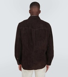 Brunello Cucinelli Suede shirt