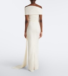 Safiyaa Bridal Giorgia crêpe gown