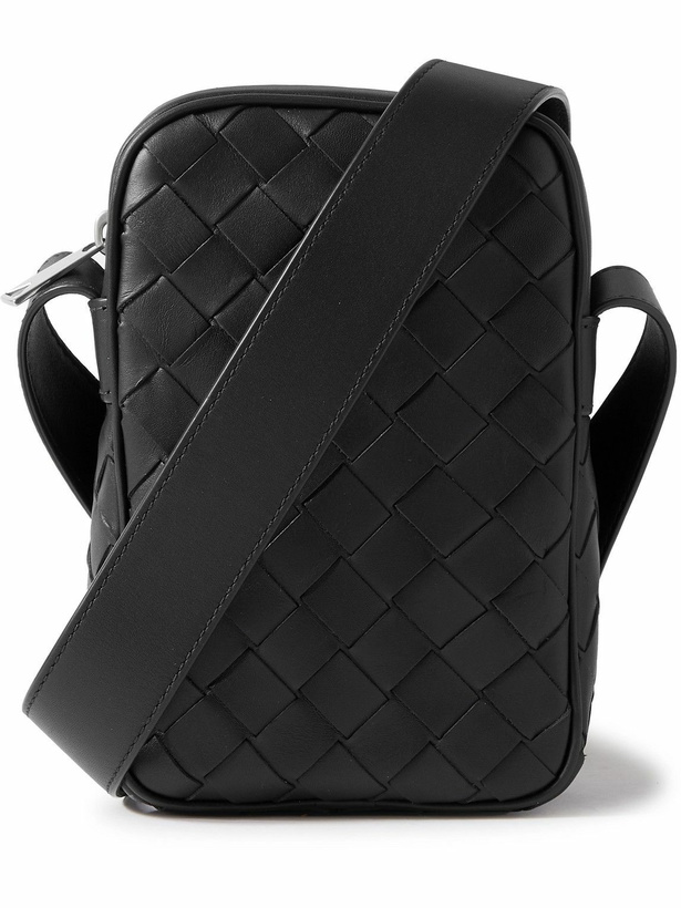 Photo: Bottega Veneta - Mini Intrecciato Leather Messenger Bag