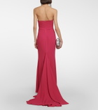 Giuseppe di Morabito Strapless crêpe gown