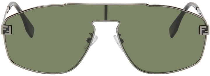 Photo: Fendi Gunmetal Fendi Sky Sunglasses