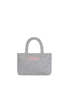 MC2 Saint Barth Soft Wooly Clarine Handbag With Jacquard Maxi Logo