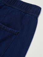 Oliver Spencer - Osborne Straight-Leg Herringbone Cotton Shorts - Blue