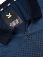 Castore - Logo-Print Stretch-Jersey Tennis Polo Shirt - Blue
