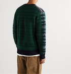 Comme des Garçons HOMME - Fair Isle Intarsia Wool Sweater - Blue