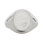 Bunney Silver Bark Signet Ring