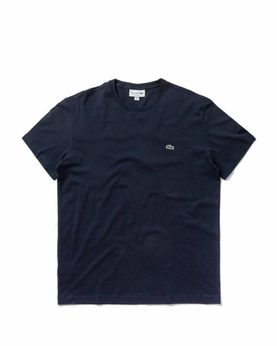 Photo: Lacoste Classic Crew Neck Tee Blue - Mens - Shortsleeves