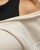 Les Tien Double V Roll Neck Beige Sweatshirts