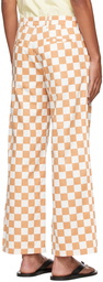 Stockholm (Surfboard) Club White & Tan Ben Gorham Edition Sune Trousers