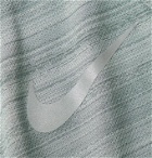 Nike Running - Miler Mélange Dri-FIT Mesh Tank Top - Gray