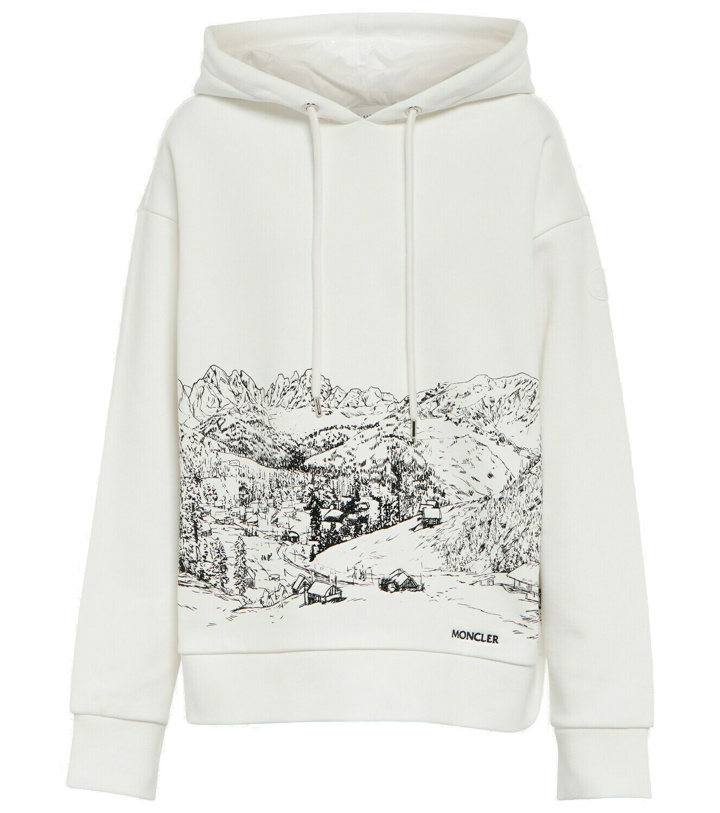 Photo: Moncler - Printed cotton jersey hoodie
