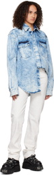 VTMNTS Blue Boiled Denim Shirt