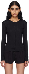 Cou Cou Black 'The Cardigan' Cardigan