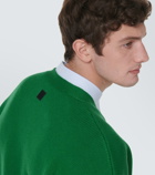 Loewe Ribbed-knit wool-blend cardigan