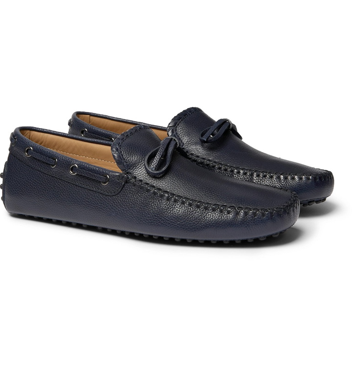 Photo: Tod's - Gommino Full-Grain Leather Driving Shoes - Blue