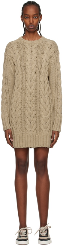 Photo: Max Mara Beige Liana Minidress