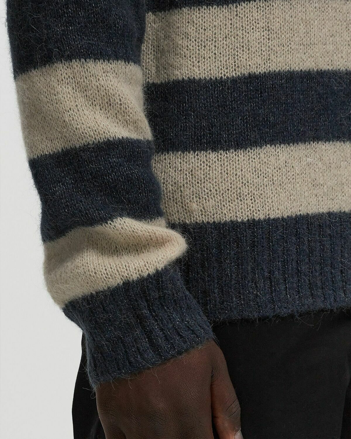 Closed Crewneck Jumper Blue/Beige Pullovers