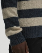 Closed Crewneck Jumper Blue/Beige Pullovers