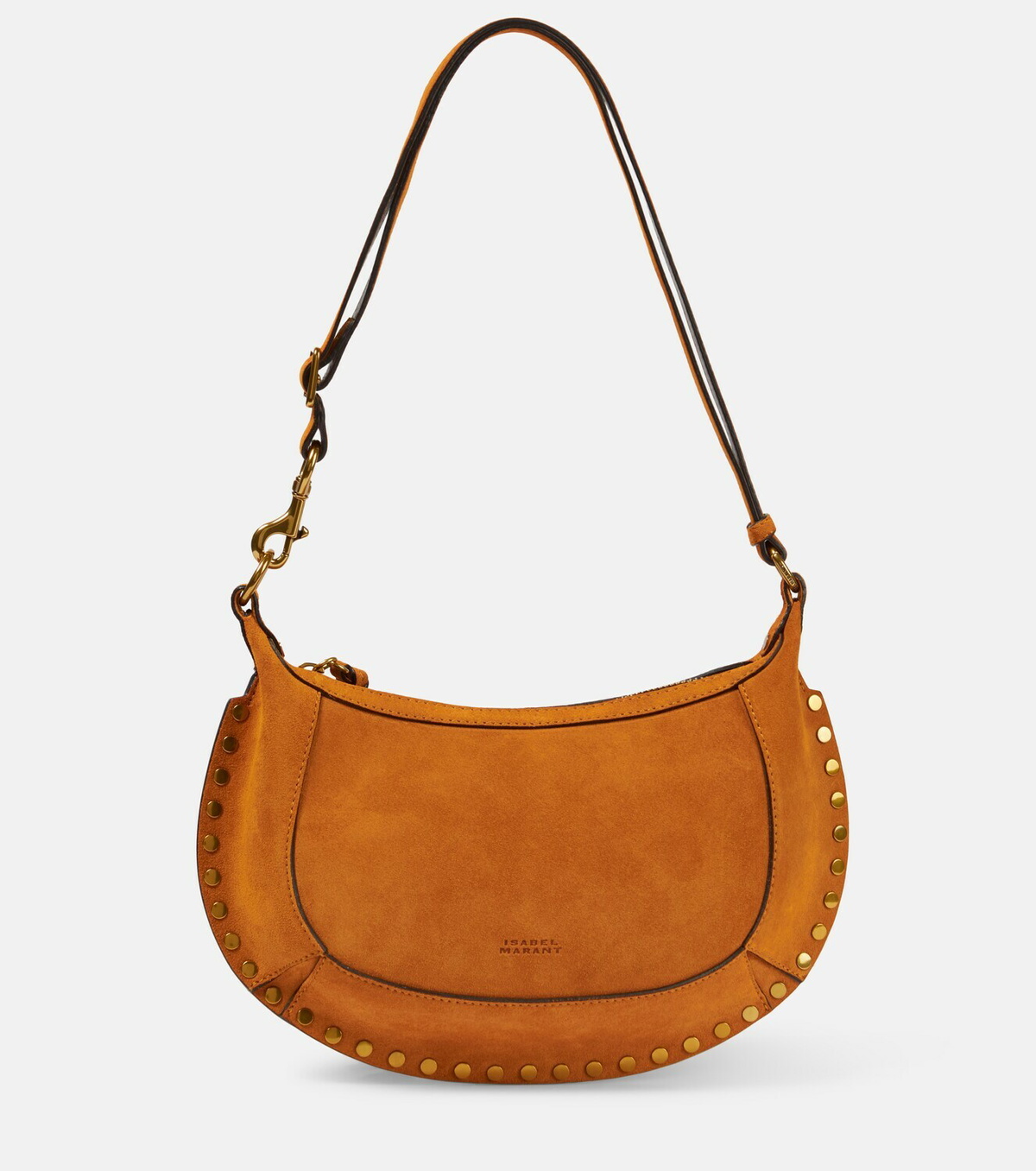 Isabel Marant Oskan Moon Small suede shoulder bag