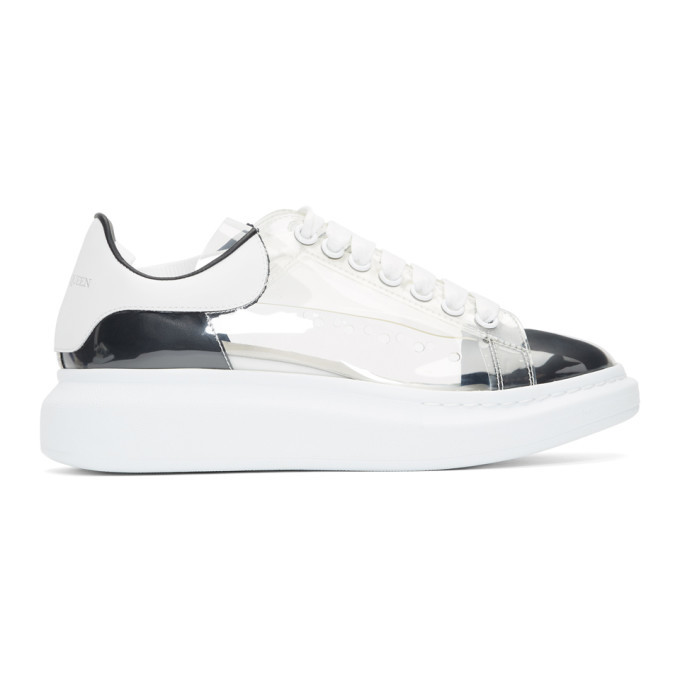 Photo: Alexander McQueen White Plexi Larry Sneakers