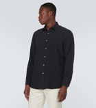 Zegna Silk Oxford shirt