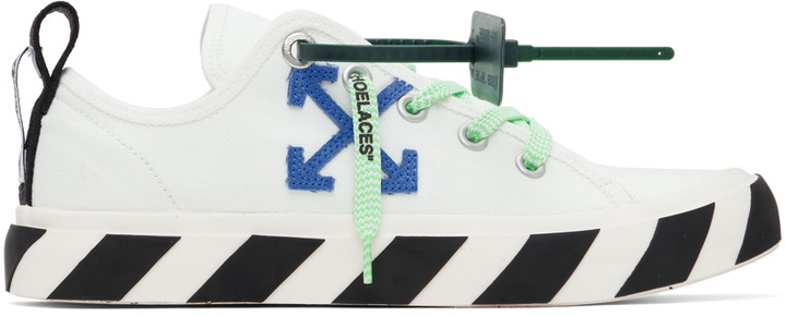 Photo: Off-White White Hybrid Vulcanized Sneakers