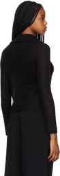 Vince Black Brushed Polo