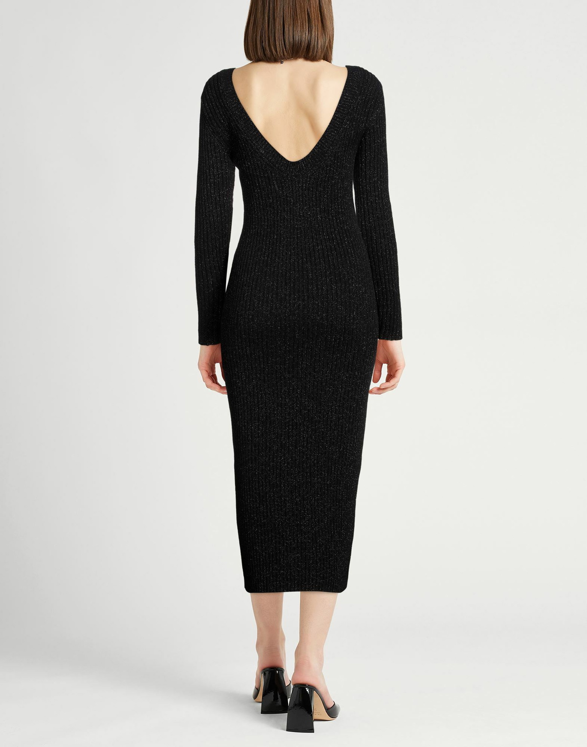 Jucca Womens Midi dress in Black