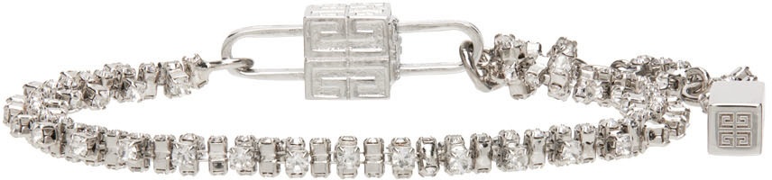 Photo: Givenchy Silver Crystal 4G Bracelet