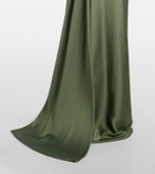 Vivienne Westwood Nova Cocotte draped satin bustier gown
