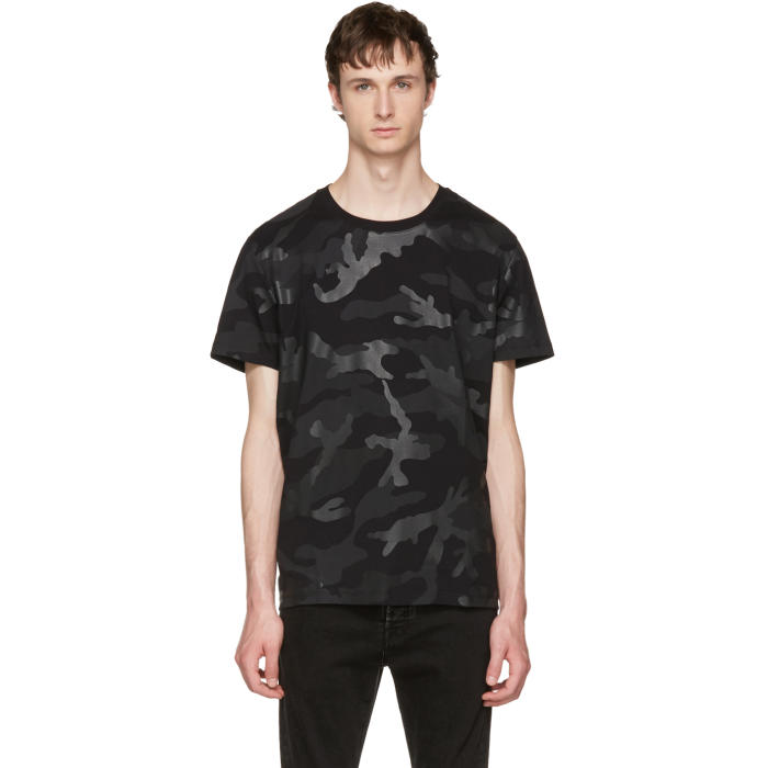 Photo: Valentino Black Camo T-Shirt