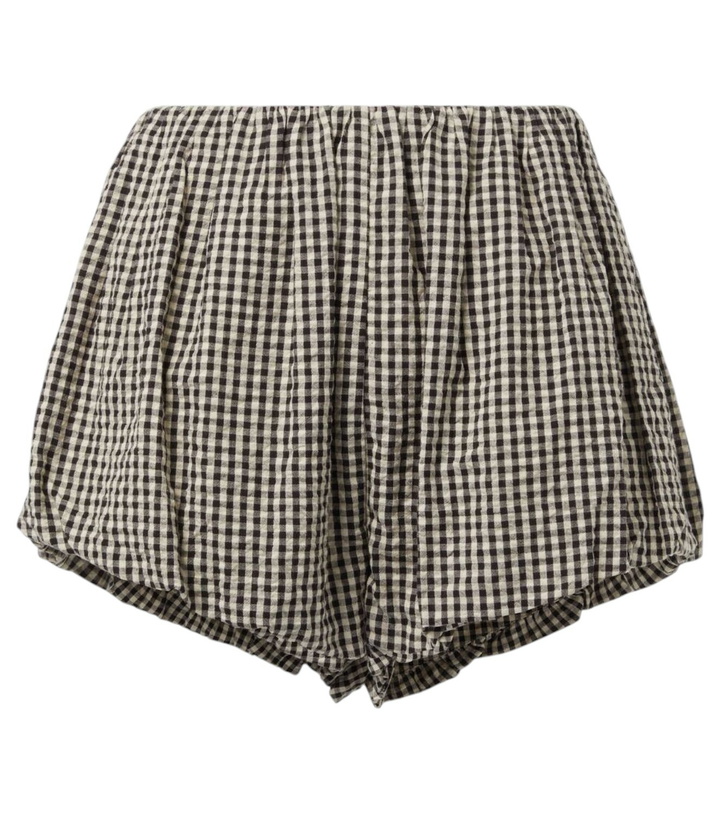 Photo: Posse Aurelia gingham cotton shorts