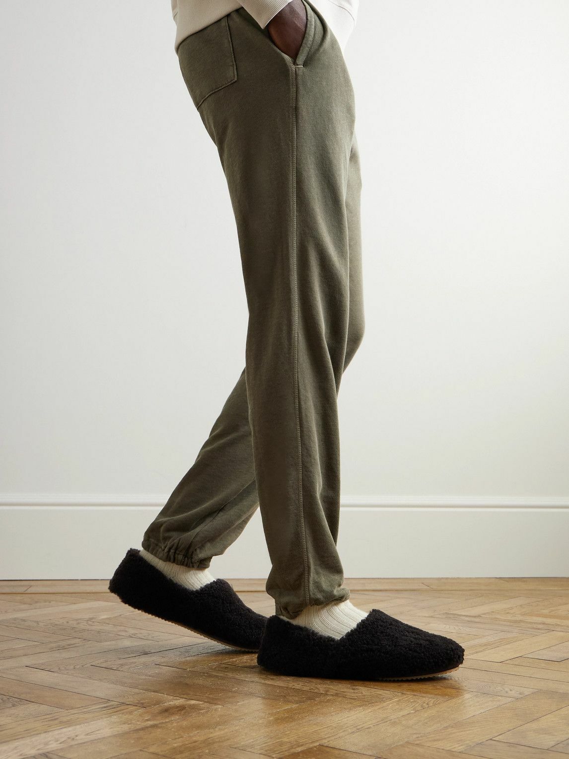 Mr P. - Shearling Slippers - Brown