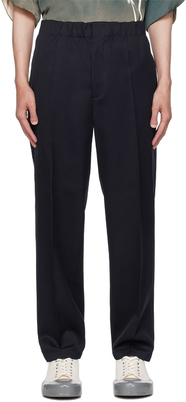 Photo: Jil Sander Navy Tapered Trousers