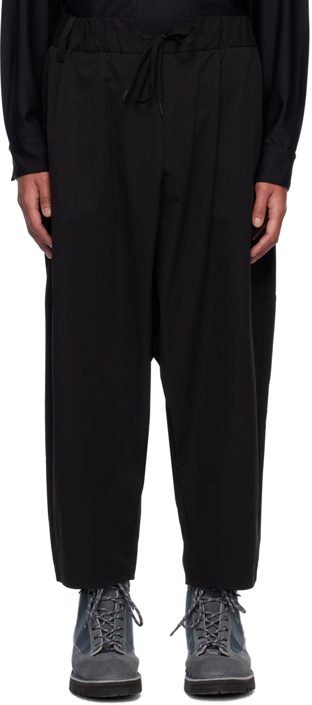 White Mountaineering Black Nylon Trousers White Mountaineering