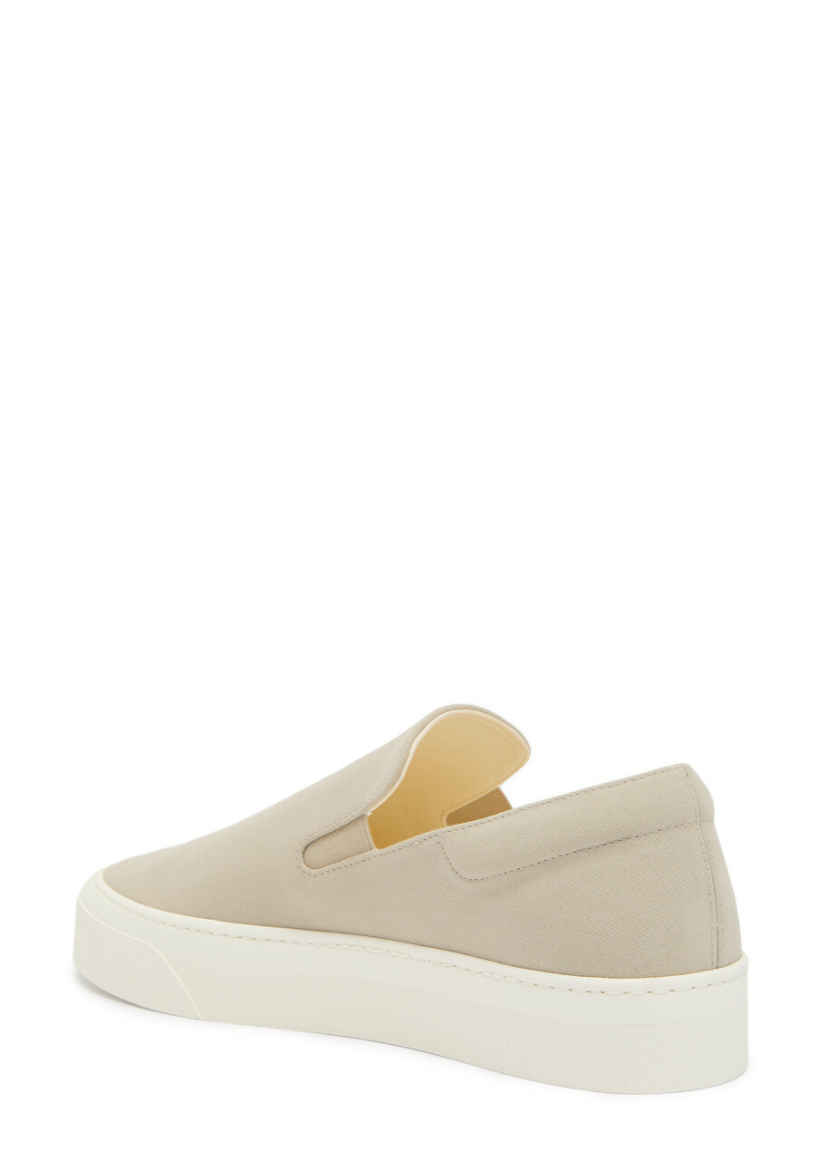 The Row MH Canvas Sneakers Cream