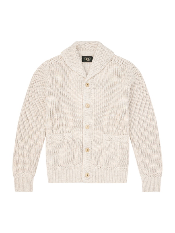 Photo: RRL - Shawl-Collar Cotton and Linen-Blend Cardigan - Neutrals