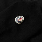 Moncler Men's Logo Crew Knit in Black