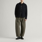 NN07 Men's Jonas Bolied Wool Overshirt in Black