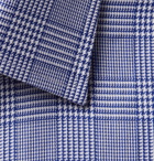 TOM FORD - Slim-Fit Prince of Wales Checked Cotton Shirt - Blue