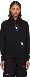 AAPE by A Bathing Ape Black Print Hoodie