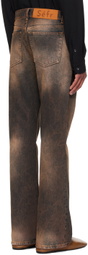 Séfr Brown Rider Cut Jeans