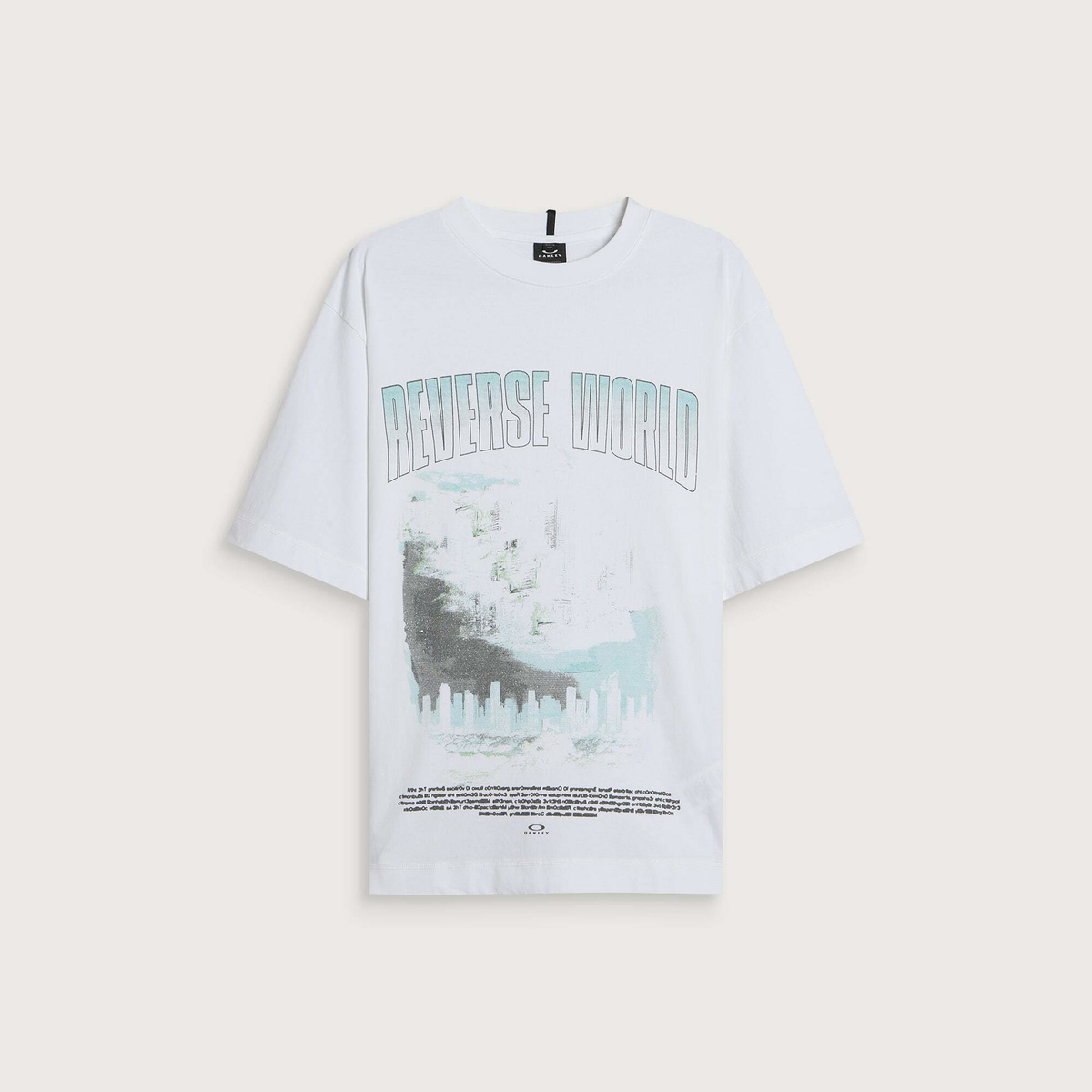 Oakley Men's Reverse World T-Shirt in White