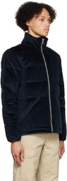 PS by Paul Smith Navy Quilted Down Jacket