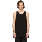 Rick Owens Black Loose Tank Top