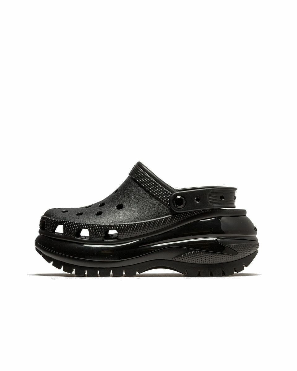 Photo: Crocs Classic Mega Crush Clog Black - Womens - Sandals & Slides