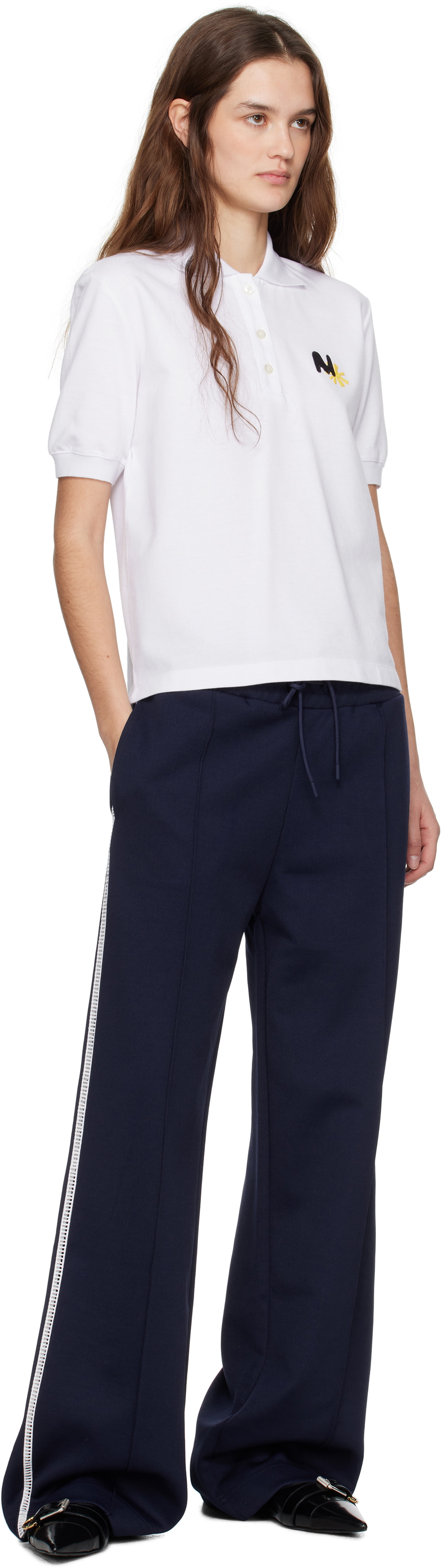 MSGM Navy Track Lounge Pants