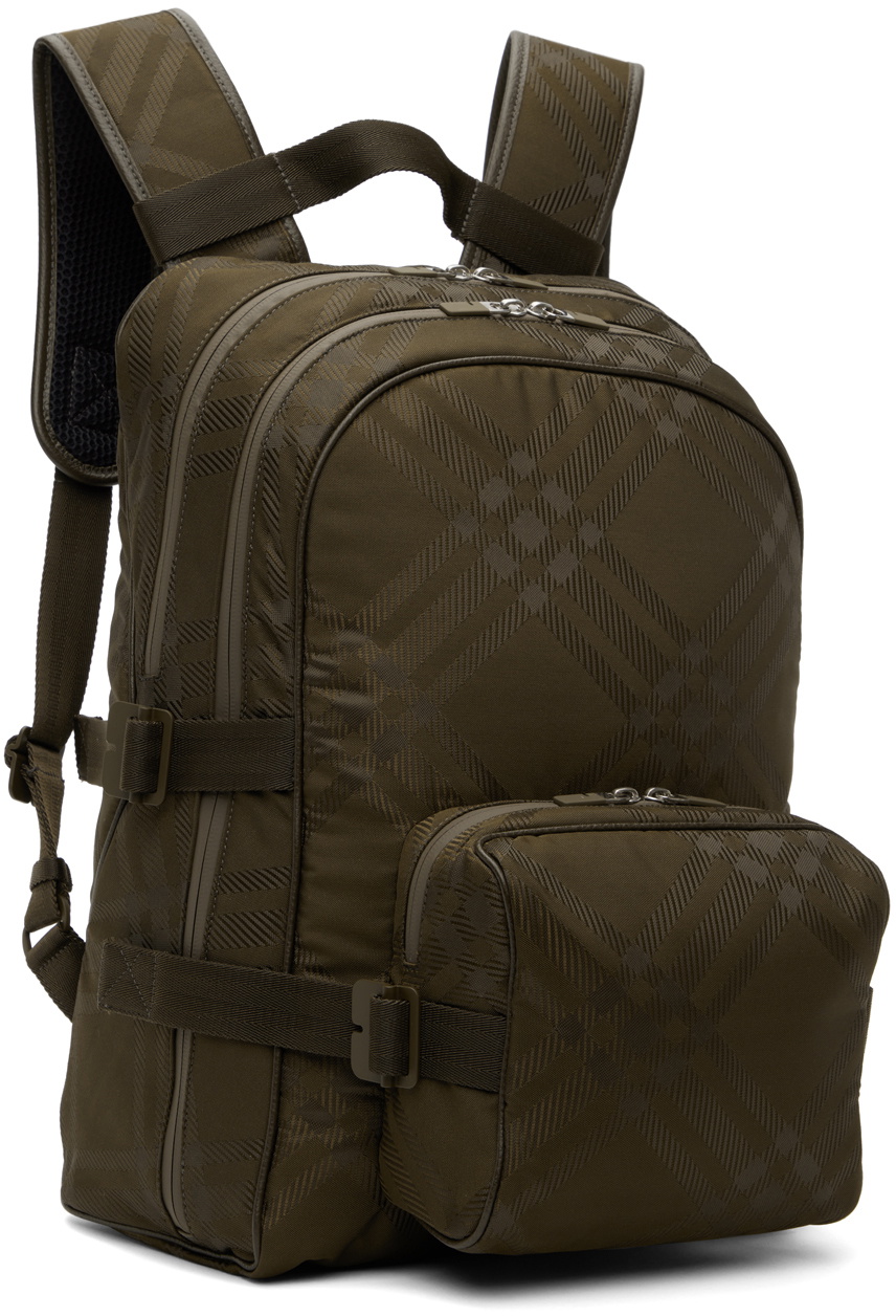 Burberry Brown Check Backpack