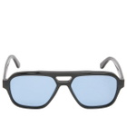 Retrosuperfuture Maneval Sunglasses in Black Cat 