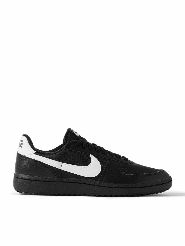 Photo: Nike - Field General 82 Shell and Leather Sneakers - Black